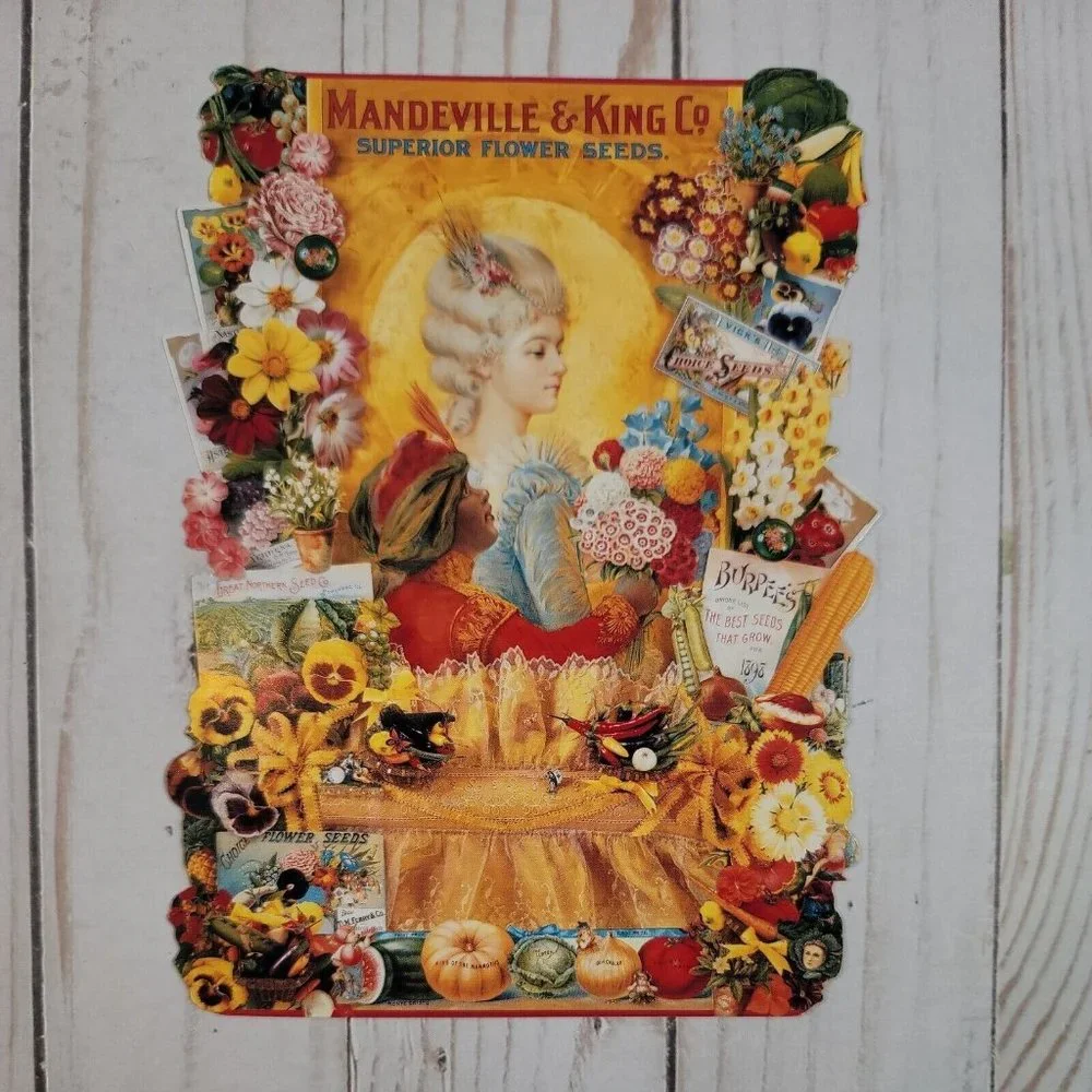Cynthia Hart Victorian Style Die Cut Postcard Collection ~ 10 Cards New